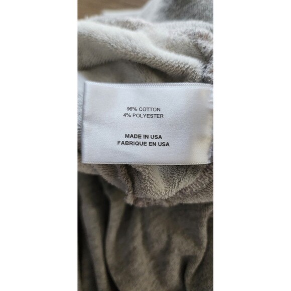 Pam & Gela Lips Patch Sweatshirt Women’s Small Gray Side Tie Made in USA - Picture 4 of 9